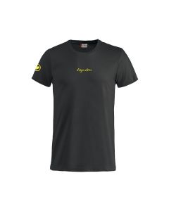 T-skjorte sort m/trykk - nynorsk